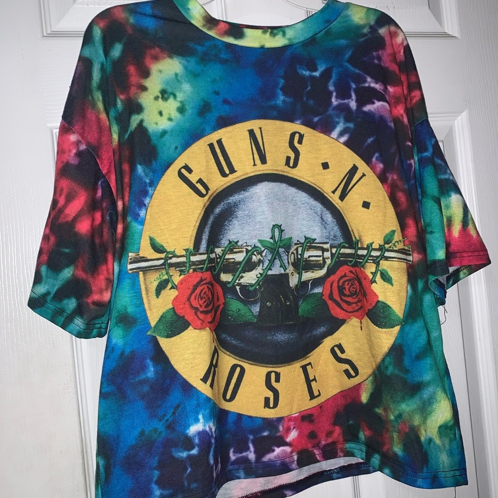Guns N Roses tie dye tshirt